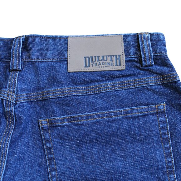 New NWOT Duluth Trading Flex Ballroom Men's Jeans Denim Regular Straight 34x30 - Picture 6 of 6